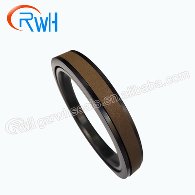 Καφετί χρώμα σφραγίδων SPGW εμβόλων PTFE NBR υδραυλικό 3 μήνες εξουσιοδότησης