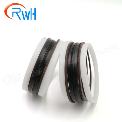 Υδραυλικό NCF σφραγίδων PTFE NBR εμβόλων RWH για τον εκσκαφέα αντιολισθητικών αλυσίδων