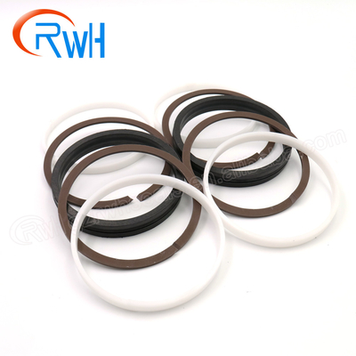 Υδραυλικό NCF σφραγίδων PTFE NBR εμβόλων RWH για τον εκσκαφέα αντιολισθητικών αλυσίδων